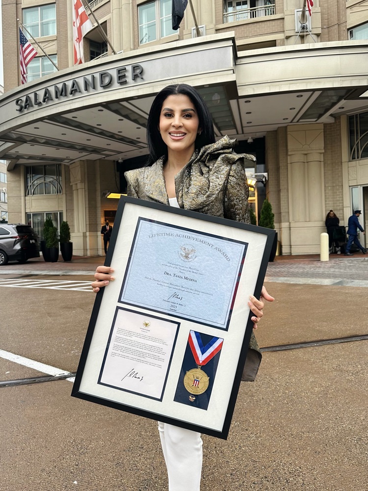 Dra. Tania Medina recibe reconocimiento del Presidente de Estados Unidos Joe Biden